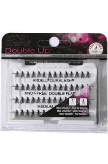 Ardell Double Up Individual Lashes Knot-Free Double Flares Medium Black - Deluxe Beauty Supply