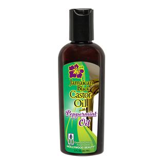 Hollywood Beauty Jamaican Black Castor Oil- Peppermint Oil - Deluxe Beauty Supply