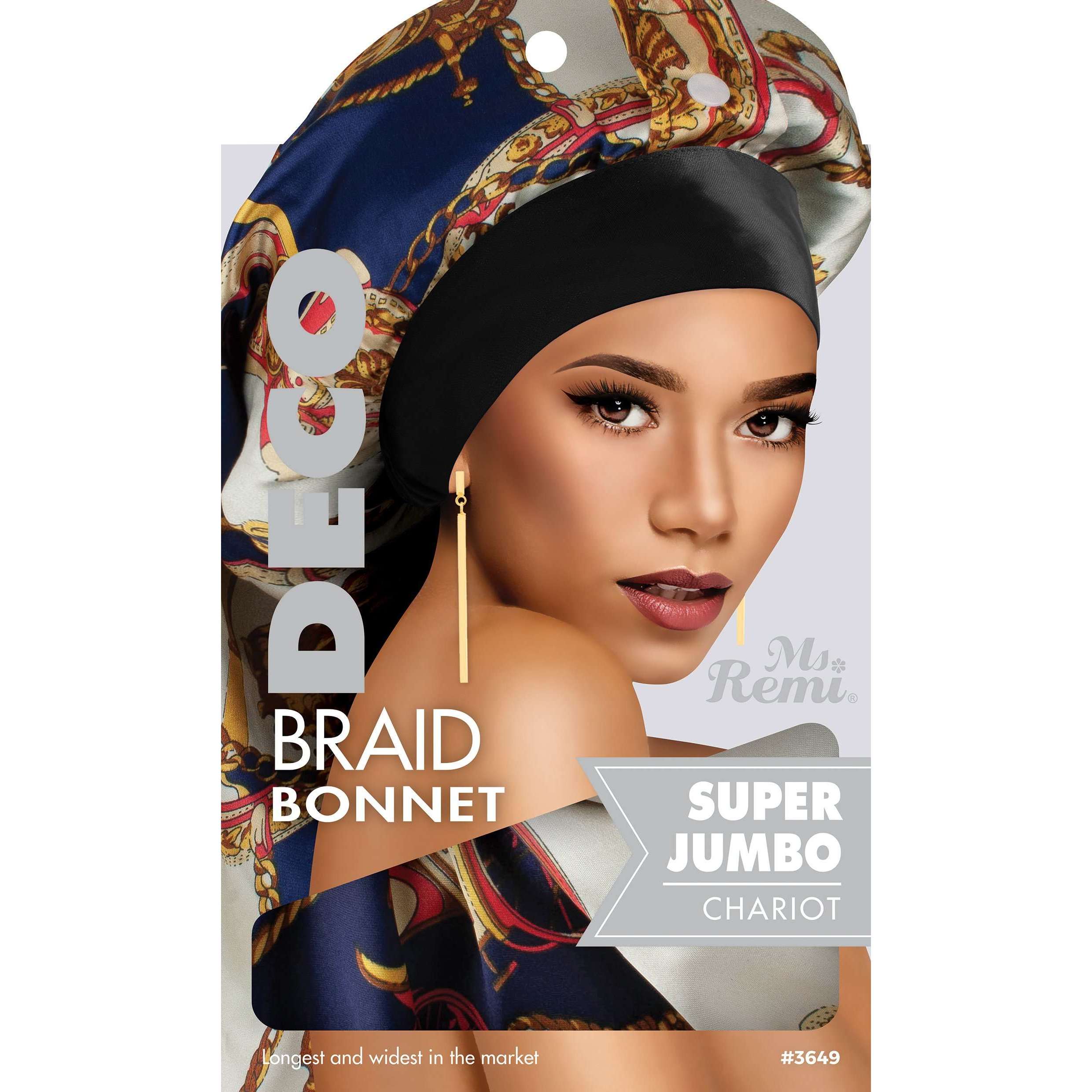 Ms. Remi Deco Super Jumbo Braid Bonnet -  Assorted #3649