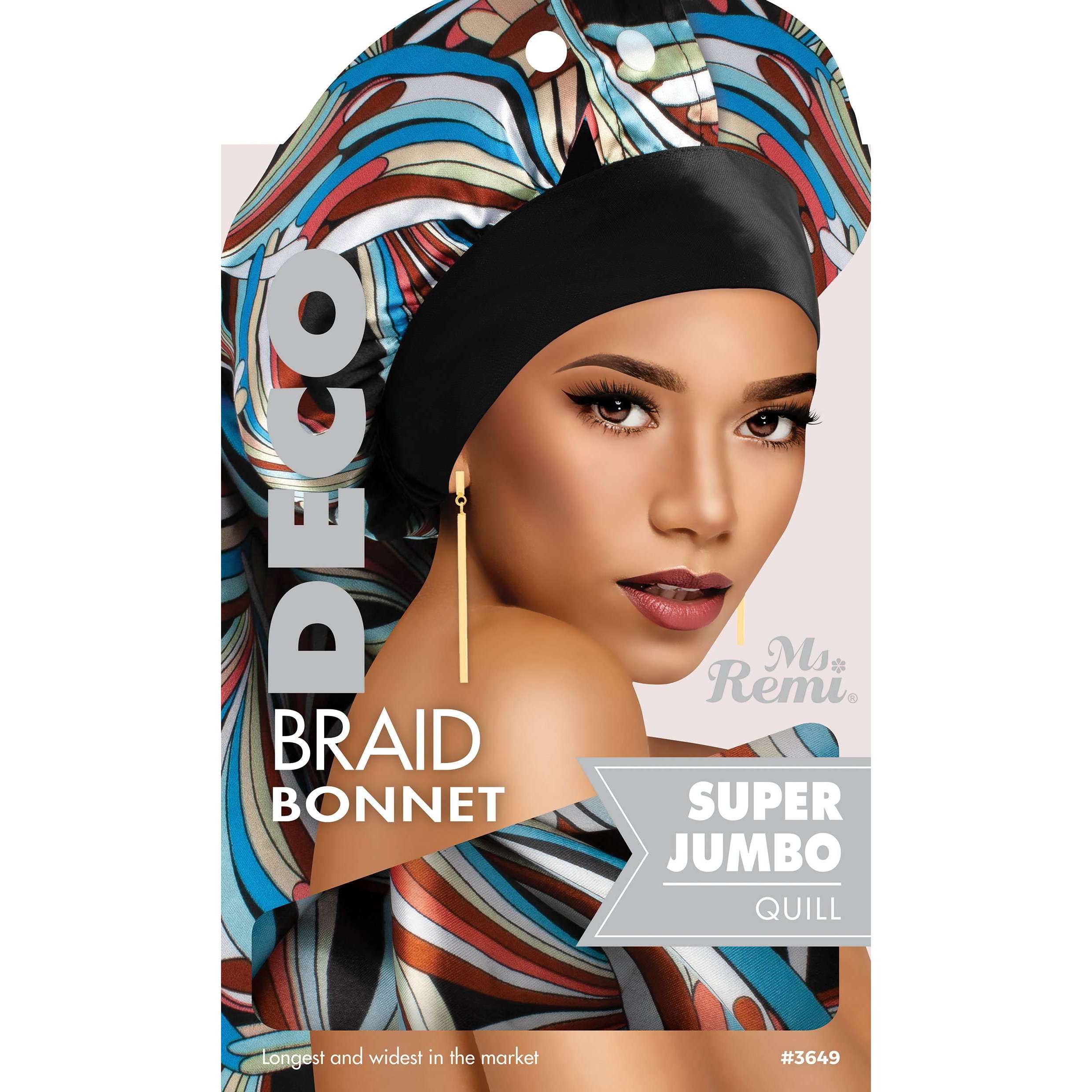 Ms. Remi Deco Super Jumbo Braid Bonnet -  Assorted #3649