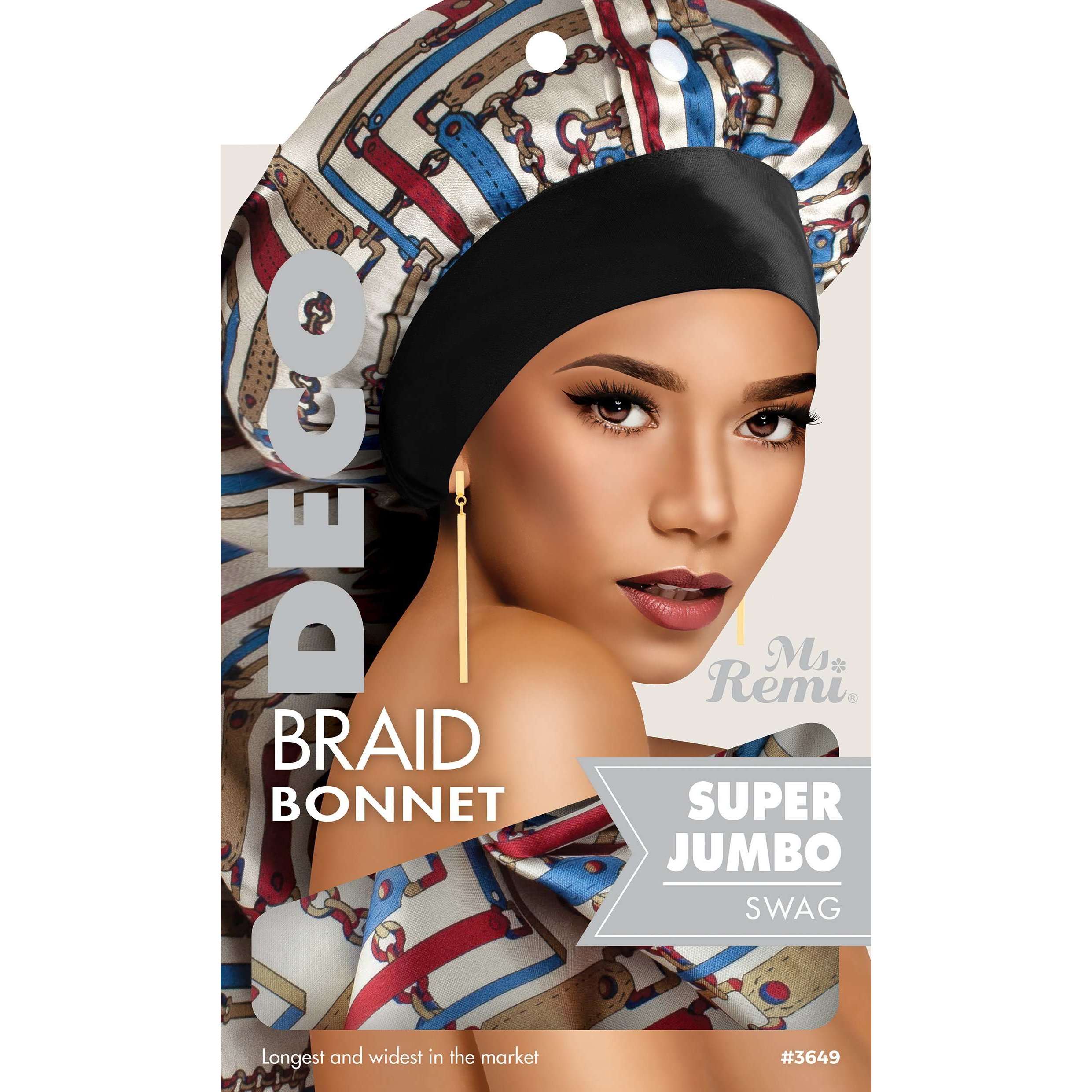 Ms. Remi Deco Super Jumbo Braid Bonnet -  Assorted #3649