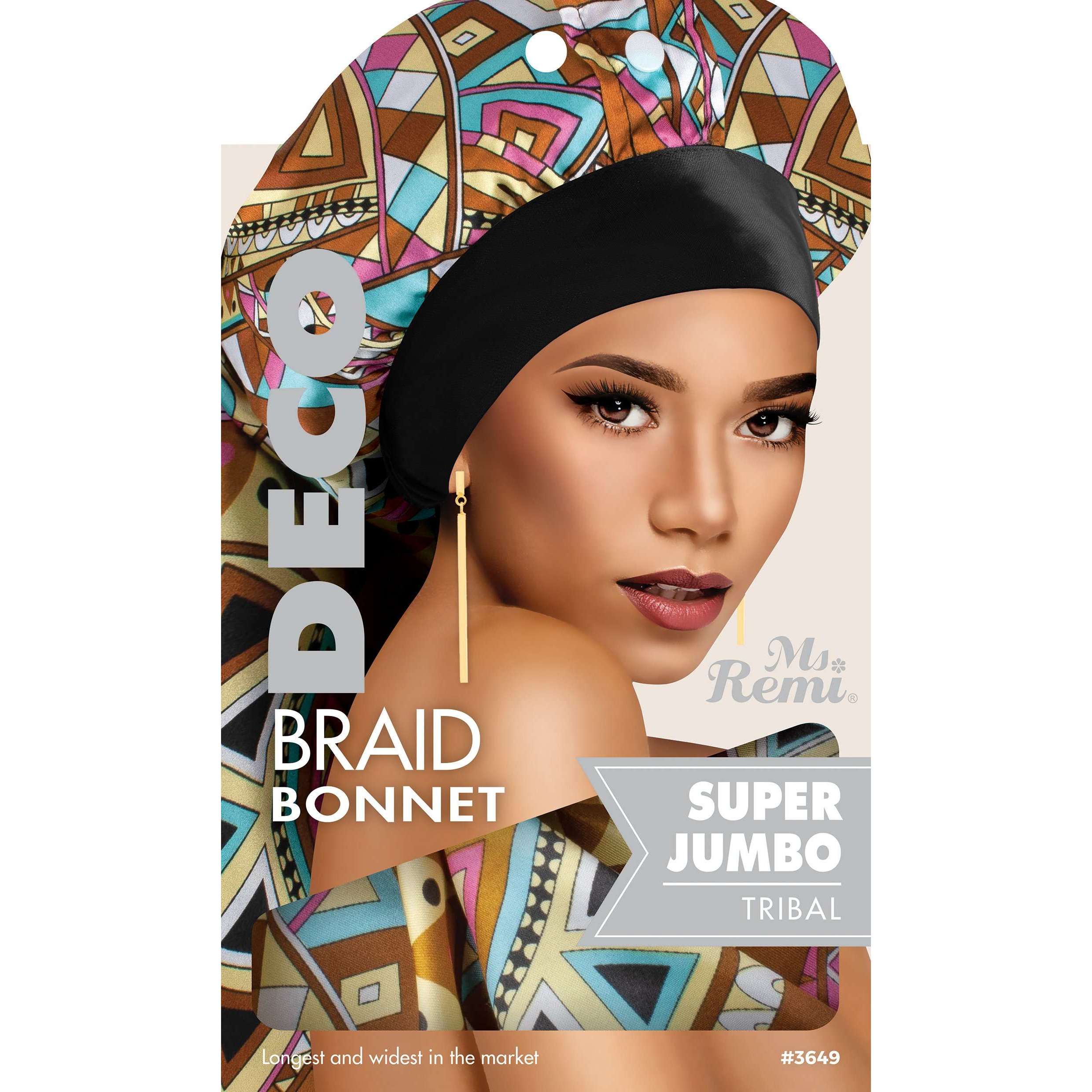 Ms. Remi Deco Super Jumbo Braid Bonnet -  Assorted #3649