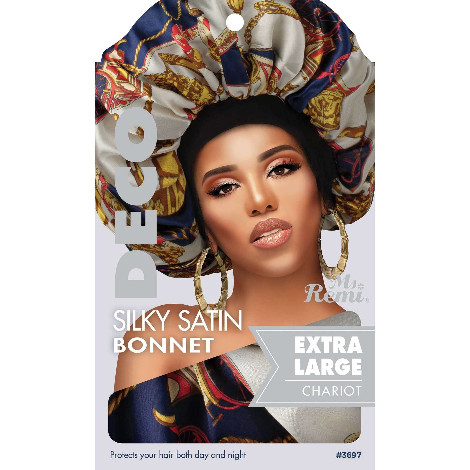 Ms. Remi Silky Satin Deco Bonnet Extra Large #3697