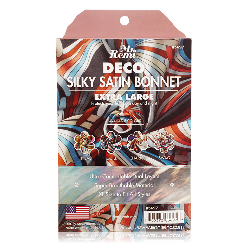 Ms. Remi Silky Satin Deco Bonnet Extra Large #3697