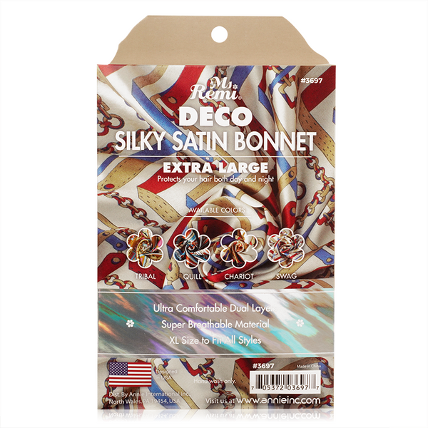 Ms. Remi Silky Satin Deco Bonnet Extra Large #3697