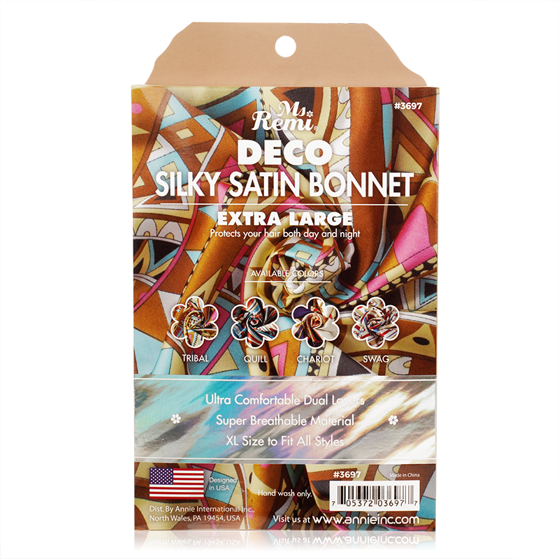 Ms. Remi Silky Satin Deco Bonnet Extra Large #3697