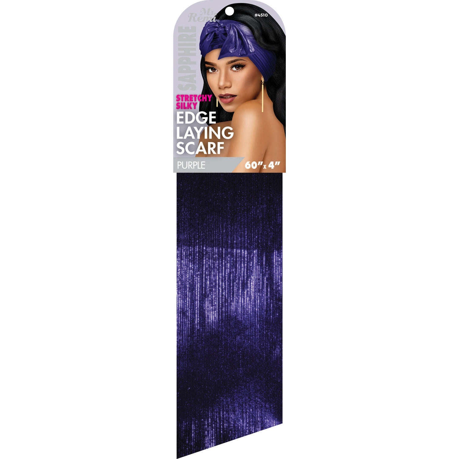 Ms. Remi Sapphire Stretchy Edge Laying Scarf Assorted #4510