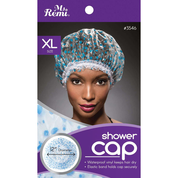 Ms. Remi Polka Dot Shower Cap Extra Large #3546