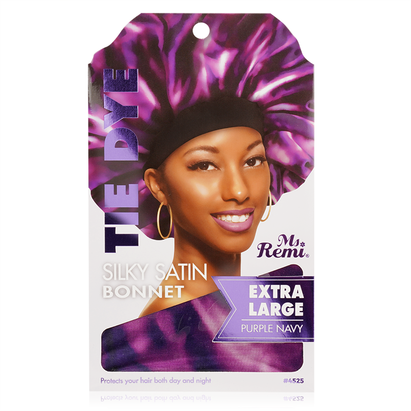 Ms. Remi Silky Satin Tie Dye Bonnet Extra Large Assorted #4525