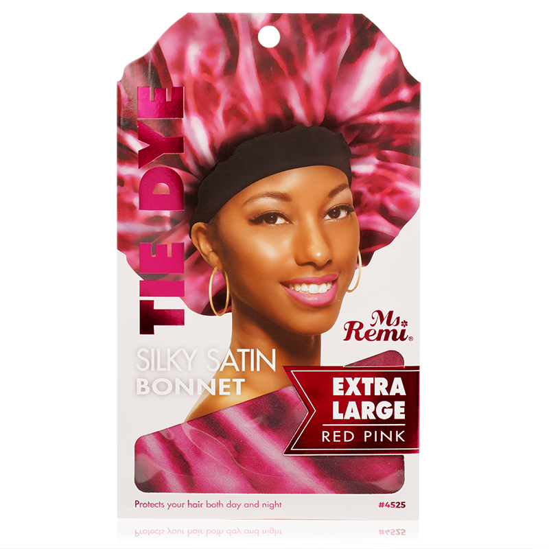 Ms. Remi Silky Satin Tie Dye Bonnet Extra Large Assorted #4525