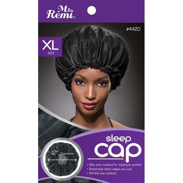 Ms. Remi Sleep Cap Extra Large Black #4420