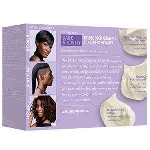 Dark & Lovely Triple Nourished Silkening No-Lye Relaxer - Regular