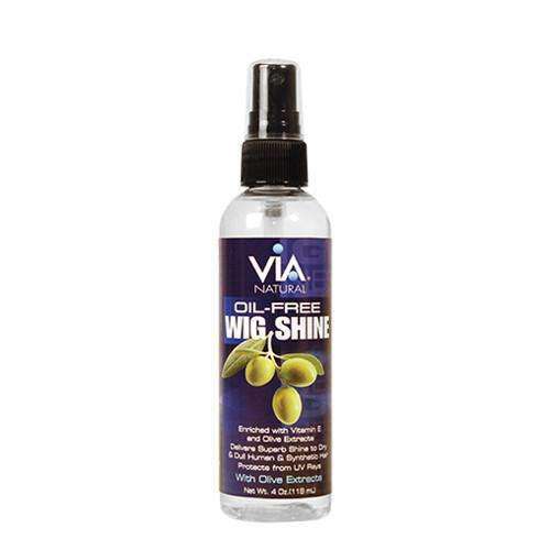 Via Natural Oil Free Wig Shine - 4oz - Deluxe Beauty Supply