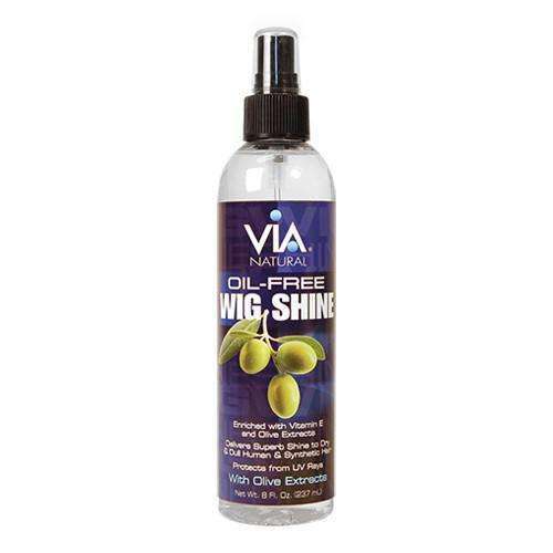 Via Natural Oil Free Wig Shine - 8oz - Deluxe Beauty Supply