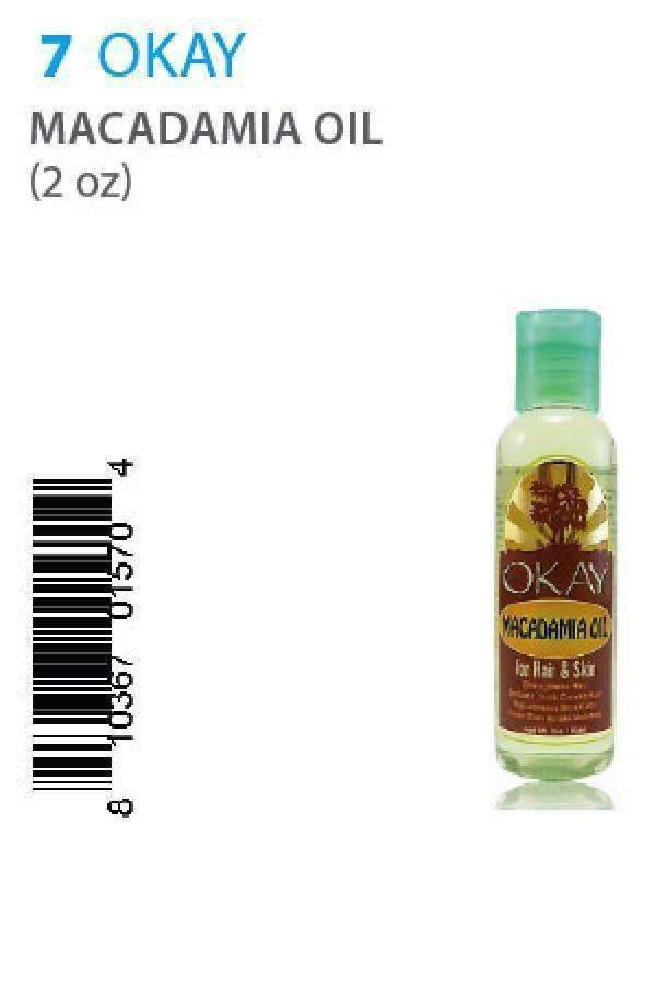 Okay Macadamia Oil - Deluxe Beauty Supply