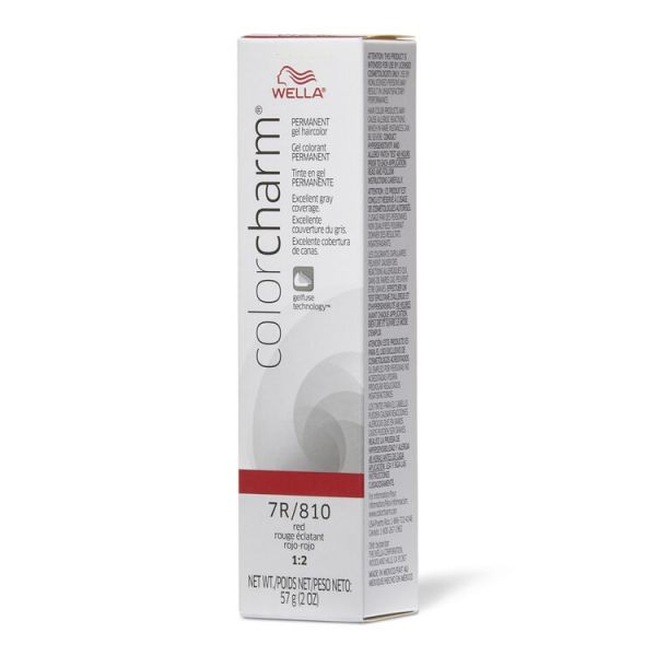 Wella Color Charm Gel Permanent Hair Color - 7R/810 Red