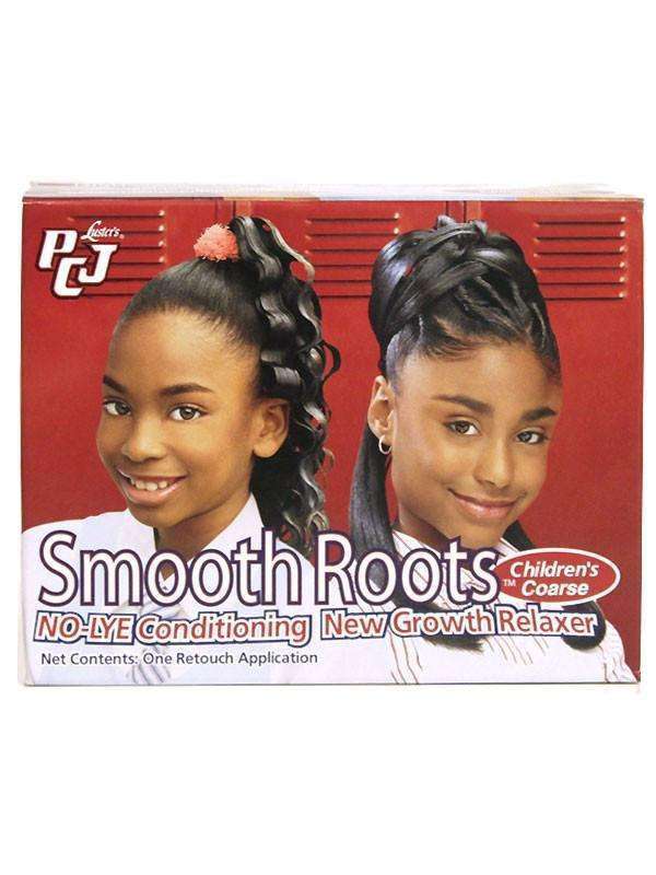 PCJ Smooth Roots No Lye New Growth Relaxer Childrens Kit - Coarse - Deluxe Beauty Supply