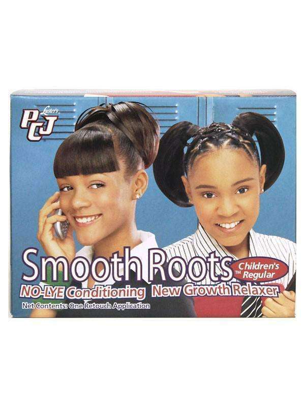 PCJ Smooth Roots No Lye New Growth Relaxer Childrens Kit - Regular - Deluxe Beauty Supply