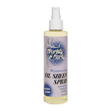 World Of Curls Moisturizing Oil Sheen Spray For Extra Dry Hair - Deluxe Beauty Supply