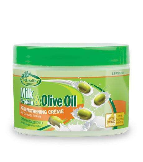 Sofn'free GroHealthy Milk Protein & Olive Oil Strengthening Creme - Deluxe Beauty Supply
