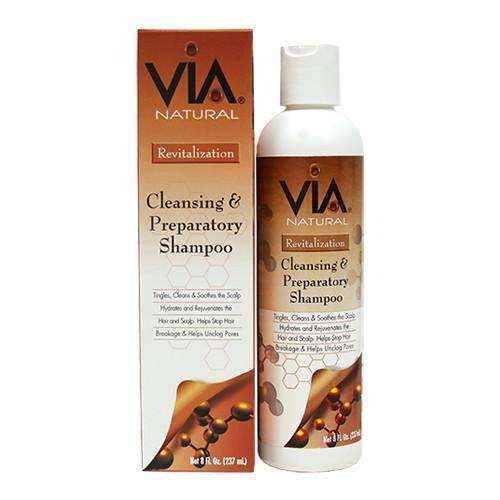 Via Natural Cleansing & Preparatory Shampoo - Deluxe Beauty Supply