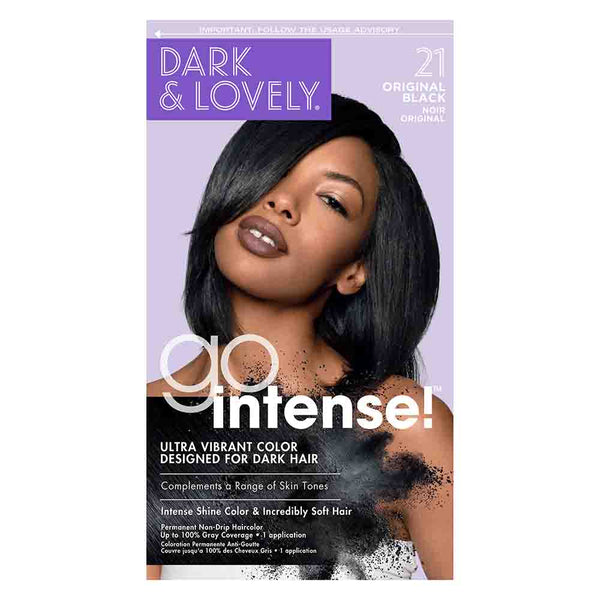 Dark & Lovely Go Intense Ultra Vibrant Hair Color - 21 Original Black