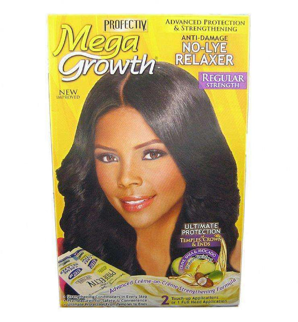 Profectiv Mega Growth No Lye Relaxer Touch Up Kit - Regular 2 Applications - Deluxe Beauty Supply