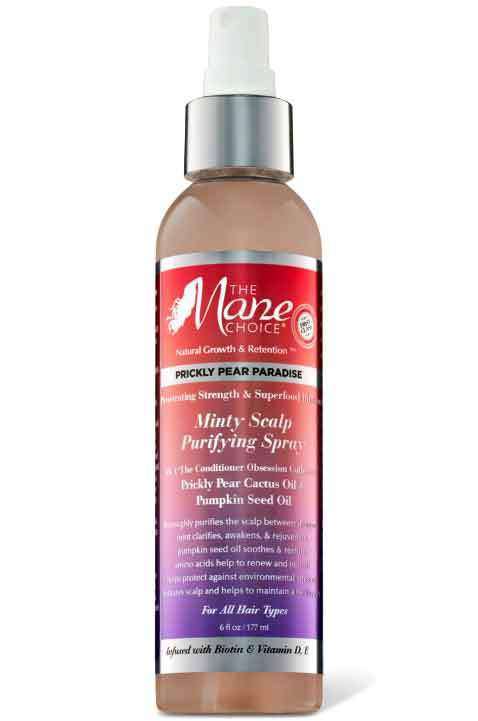 The Mane Choice Prickly Pear Paradise Minty Scalp Purifying Spray - Deluxe Beauty Supply