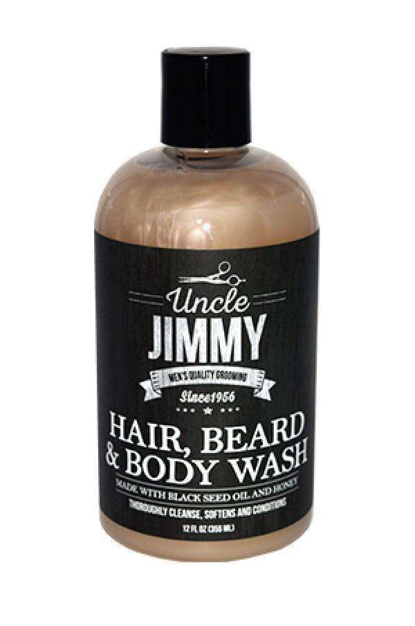 Uncle Jimmy Hair, Beard & Body Wash - Deluxe Beauty Supply