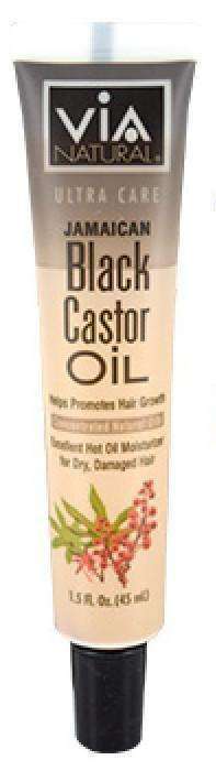 Via Natural Jamaican Black Castor Hot Oil Treatment - Deluxe Beauty Supply