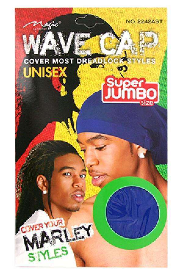 Magic Collection Super Jumbo Size Unisex Wave Cap #2242AST Assorted - Deluxe Beauty Supply