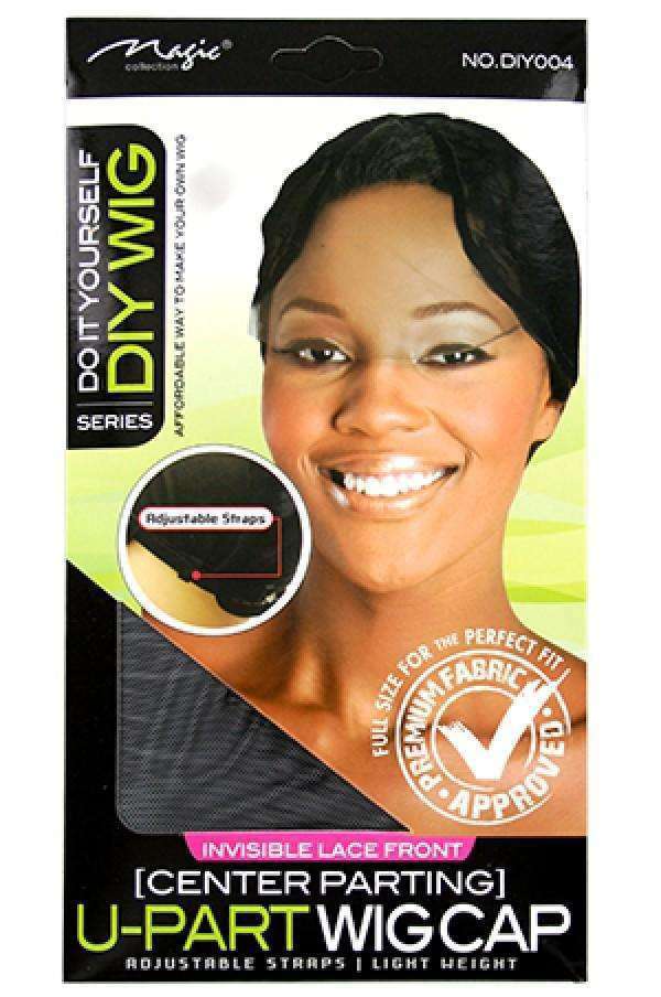 Magic Collection DIY Series Invisible Lace Front Center Parting U-Part Wig Cap DIY004 - Deluxe Beauty Supply